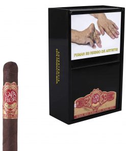 CAPA FLOR # 4 CAJA VERTICAL CON 10 PUROS