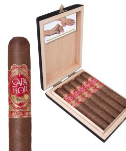 CAPA FLOR ROBUSTO CAJA CON 5 PUROS