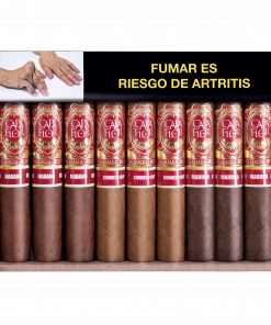 CAPA FLOR ROBUSTO SAMPLER PREMIUM RESPALDO CON 9 PUROS