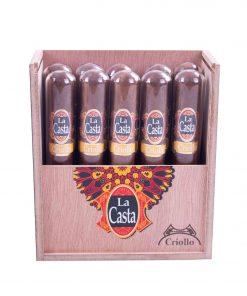 Alternative view of LA CASTA CRIOLLO ROBUSTO CAJA CON 10 PUROS EN TUBO DE CRISTAL