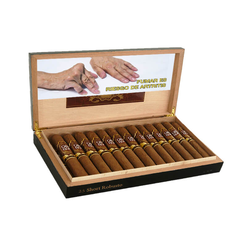 CAPA FLOR SHORT ROBUSTO CAJA CON 25 PUROS - Image 2