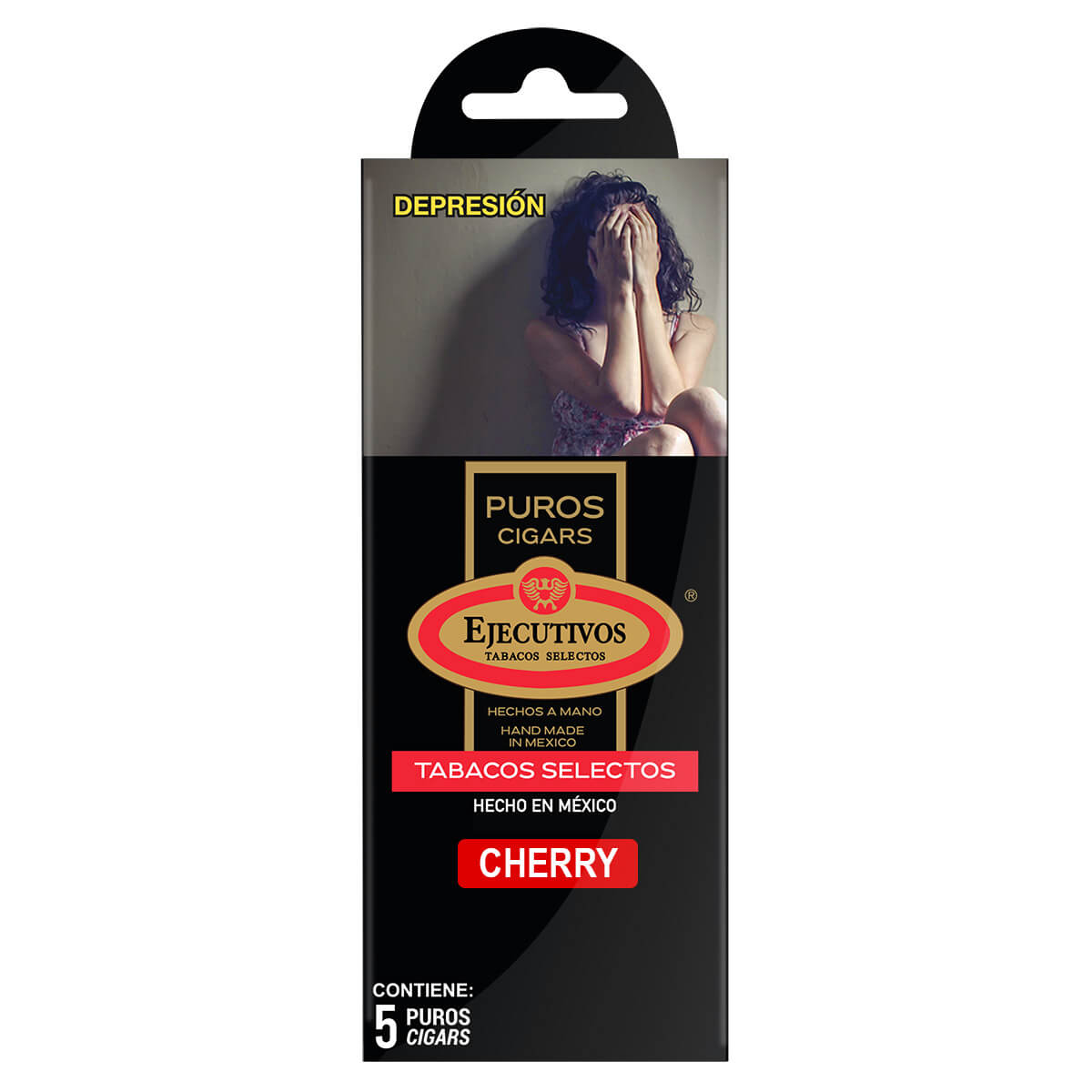 EJECUTIVOS # 7 CAJETILLA CON 5 PUROS (CHERRY)