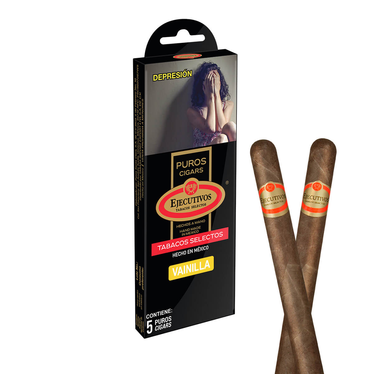 EJECUTIVOS # 7 CAJETILLA CON 5 PUROS (VAINILLA) - Image 2