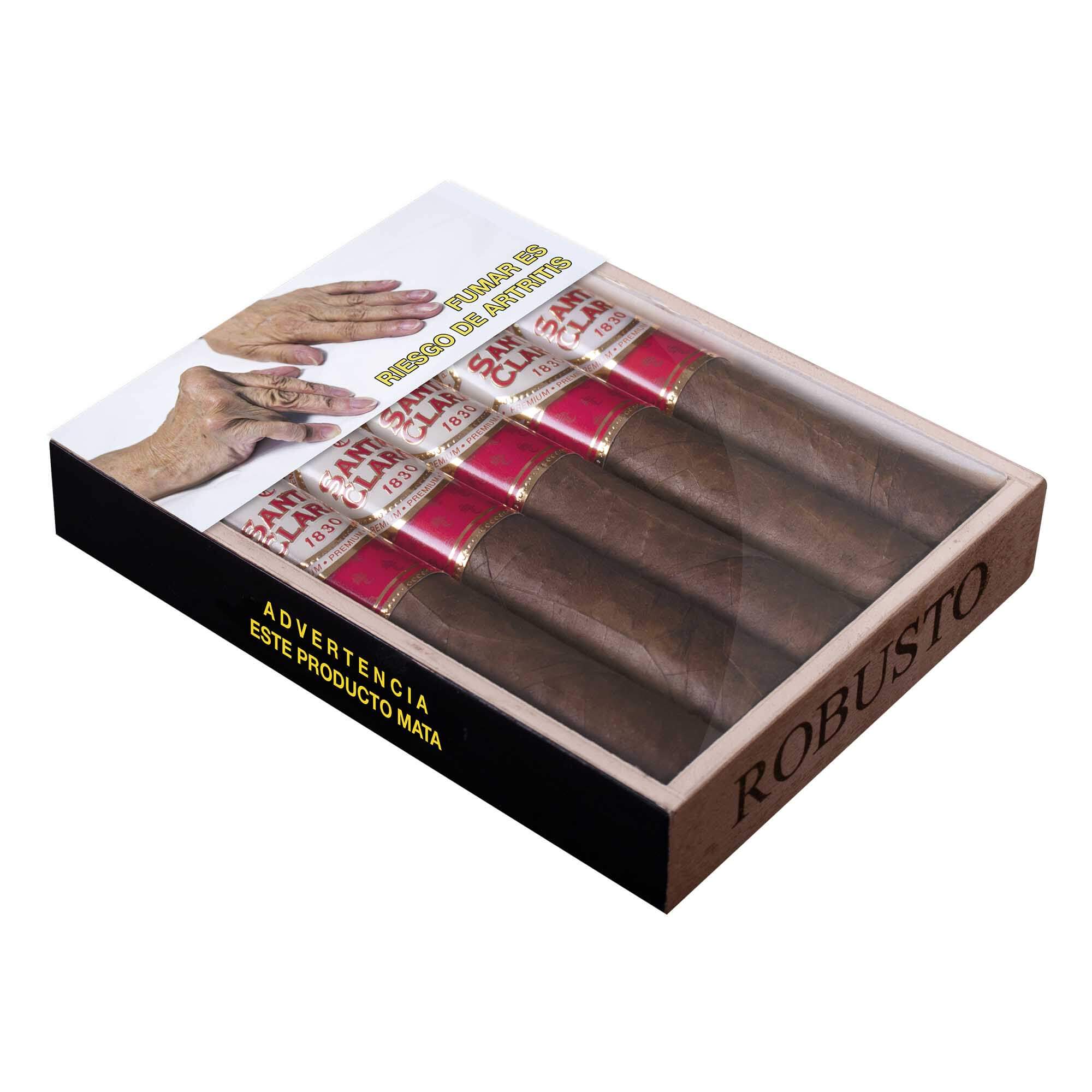 SANTA CLARA 1830 ROBUSTO CAJA CON 5 PUROS - Image 3