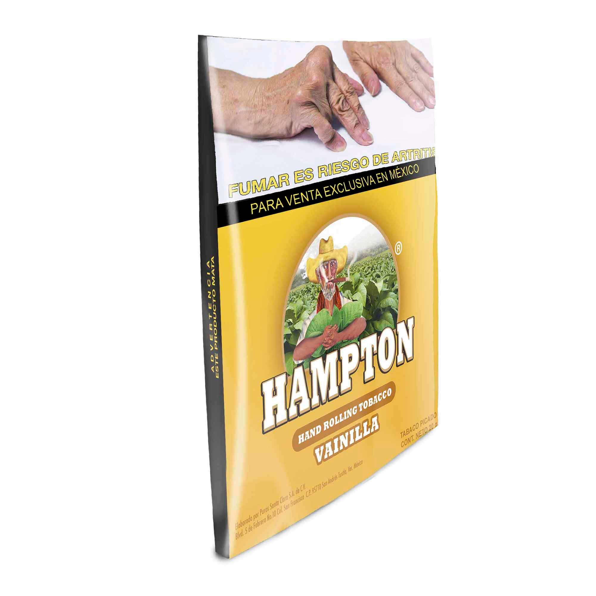 TABACO PICADO HAMPTON VAINILLA 20 GRAMOS - Image 3