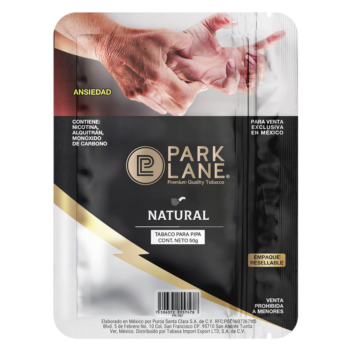 TABACO PARA PIPA PARK LANE NATURAL SOBRE 50 GRS - Image 2