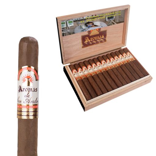 AROMAS SAN ANDRES AFICIONADO CAJA CON 25 PUROS