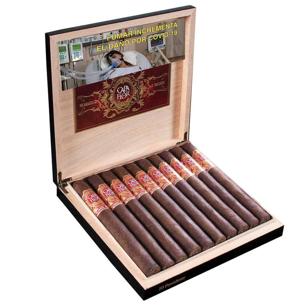 CAPA FLOR PRESIDENTE CAJA CON 10 PUROS - Image 3