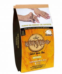 TABACO PARA LIAR RUSTICO NATURAL PAQUETE CON 40 GRS