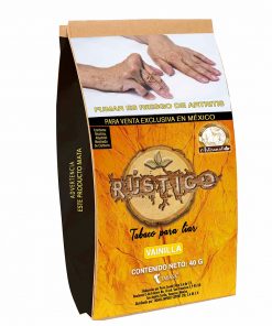 TABACO PARA LIAR RUSTICO VAINILLA PAQUETE CON 40 GRS