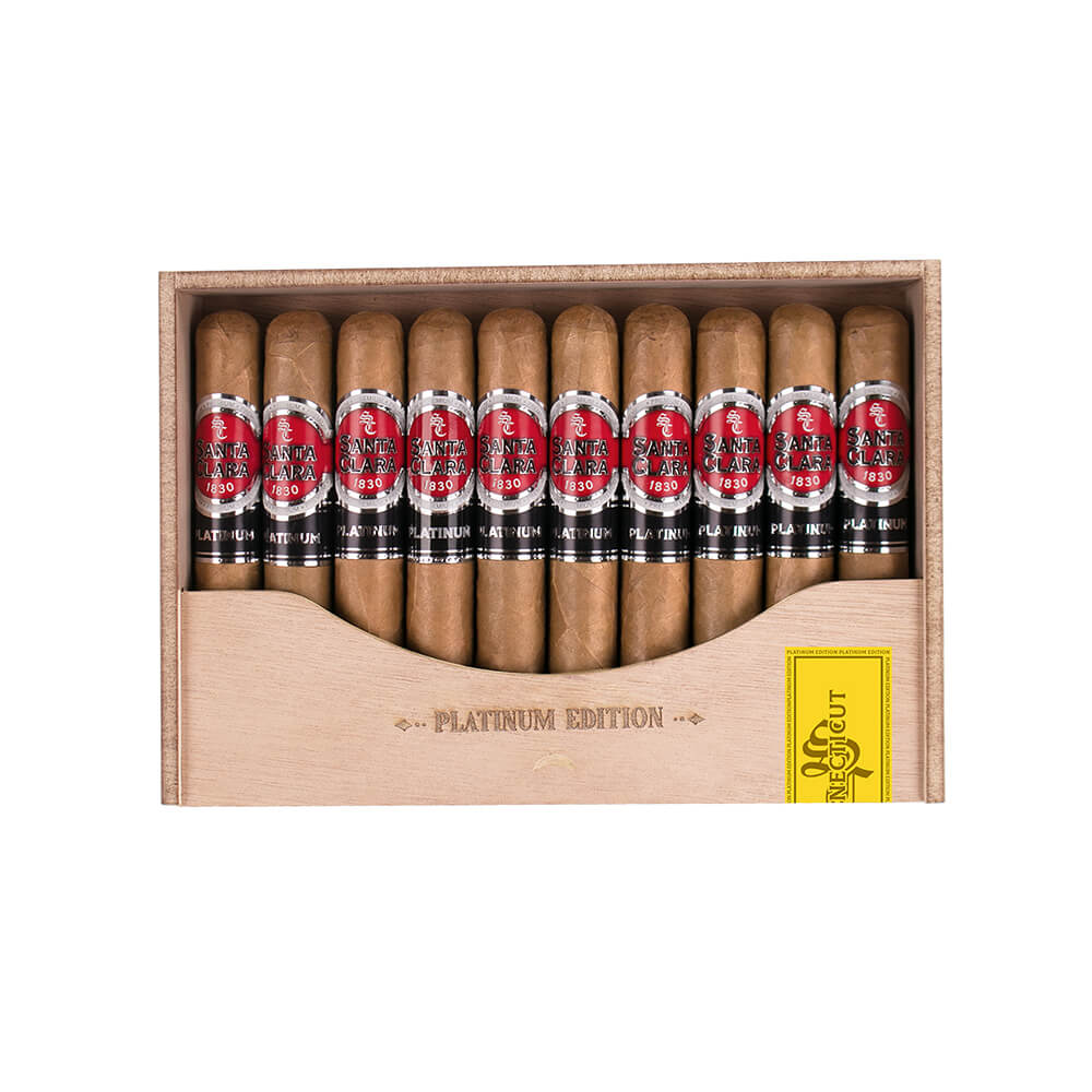 SANTA CLARA 1830 PLATINUM ROBUSTO CONNECTICUT SAMPLER CON 10 PUROS