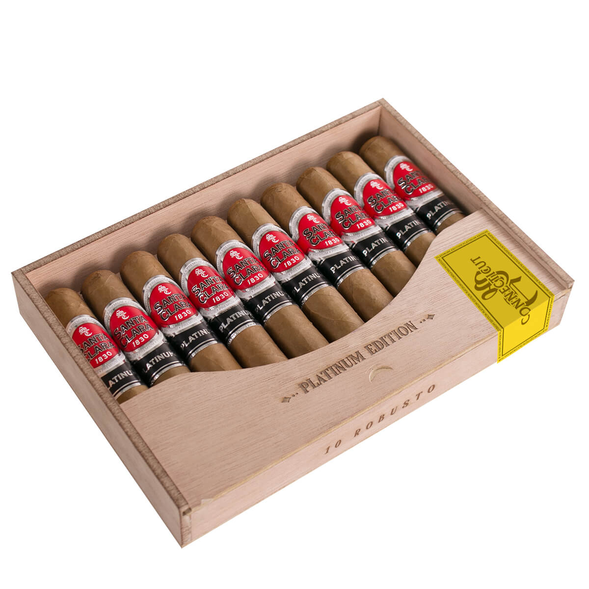 SANTA CLARA 1830 PLATINUM ROBUSTO CONNECTICUT SAMPLER CON 10 PUROS - Image 2