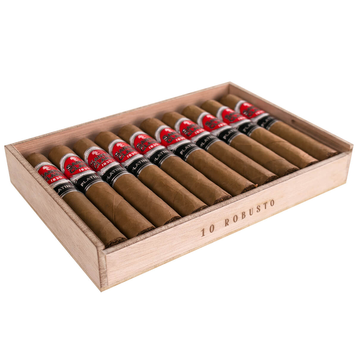 SANTA CLARA 1830 PLATINUM ROBUSTO CONNECTICUT SAMPLER CON 10 PUROS - Image 4