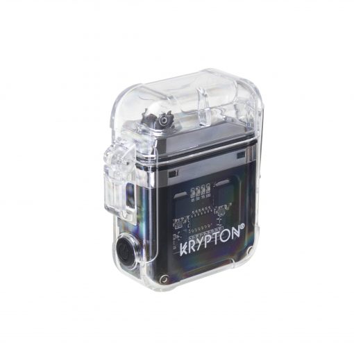 ENCENDEDOR ELÉCTRICO RECARGABLE DOBLE ARCO IMPERMEABLE DE CARCASA TRANSPARENTE  COLOR NEGRO - Image 2