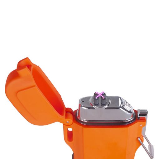 ENCENDEDOR KRYPTON COLOR NARANJA CON USB INTEGRADO Y LAMPARA - Image 2