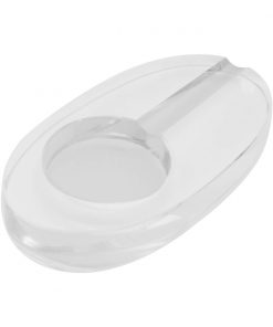 CENICERO DE CRISTAL OVALADO PARA 1 PURO