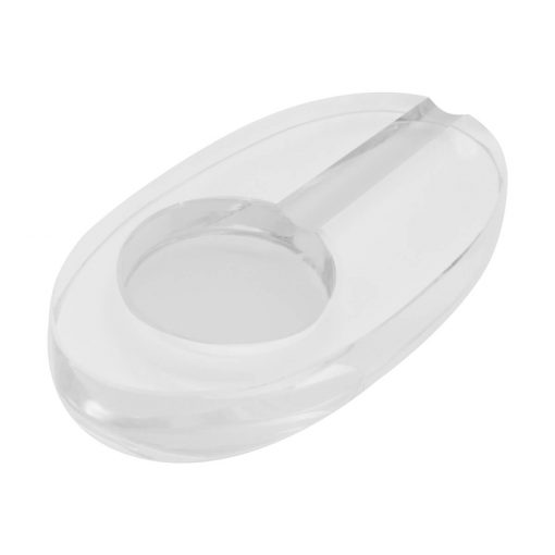 CENICERO DE CRISTAL OVALADO PARA 1 PURO