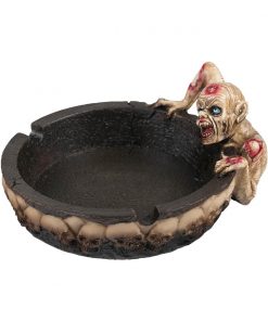 Alternative view of CENICERO REDONDO DISEÑO ZOMBIE POLYSTONE