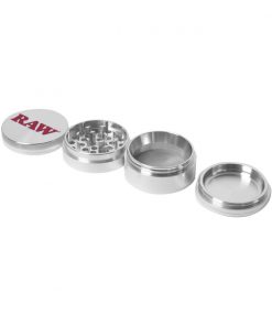 TRITURADORA DE TABACO RAW DE ALUMINIO DE 4 PARTES