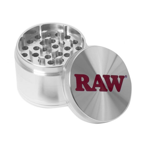 TRITURADORA DE TABACO RAW DE ALUMINIO DE 4 PARTES - Image 2