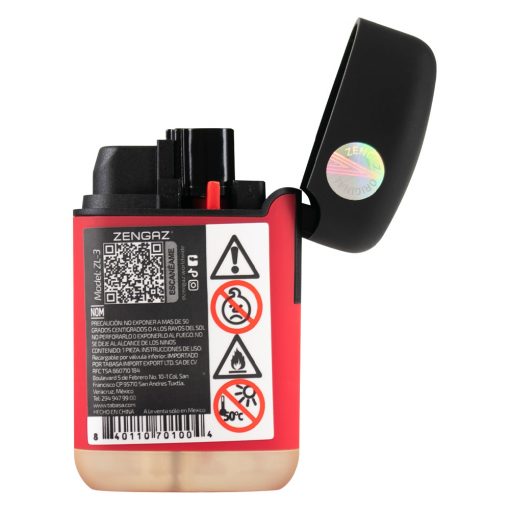 ENCENDEDOR ZENGAZ MEGA JET SMOKING RED - Image 3