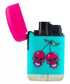 Alternative view of ENCENDEDOR ZENGAZ MEGA JET SKULL CHERRY