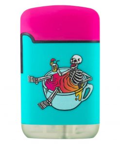 ENCENDEDOR ZENGAZ MEGA JET CALAVERA COLORIDA