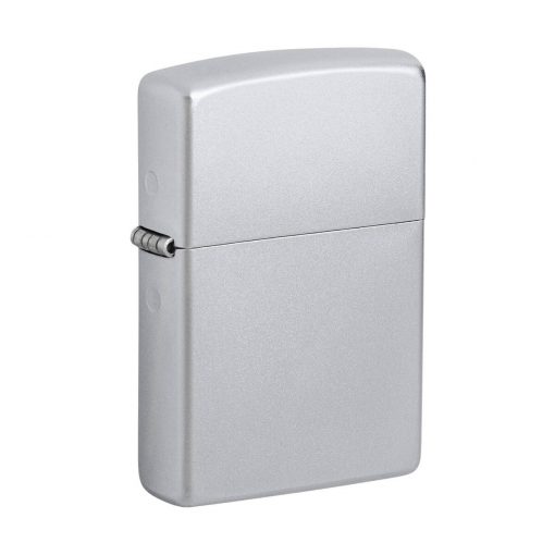 ENCENDEDOR ZIPPO CROMADO SATINADO