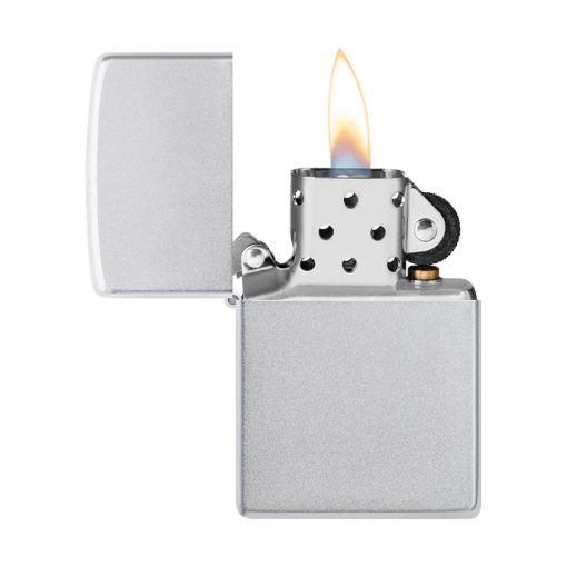 ENCENDEDOR ZIPPO CROMADO SATINADO - Image 3