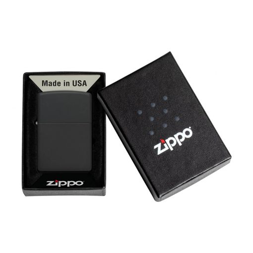 ENCENDEDOR ZIPPO NEGRO MATE - Image 4