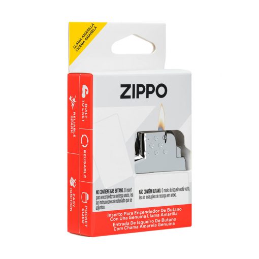 INSERTO ZIPPO REGULAR DE GAS FLAMA AMARILLA