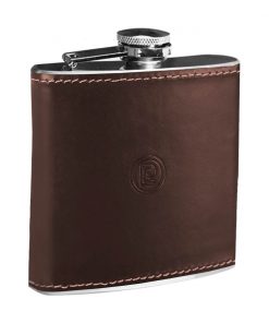 Alternative view of LICORERA PARK LANE CON CUBIERTA DE PIEL GENUINA COLOR CAFE DE 5 OZ