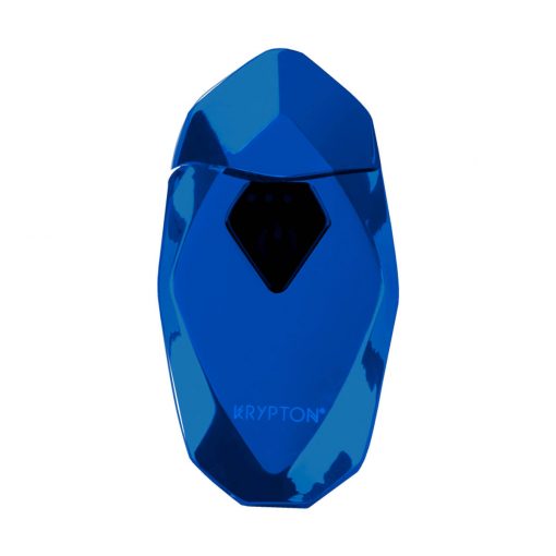 ENCENDEDOR ELECTRICO RECARGABLE DOBLE ARCO DISE O ROMBO COLOR AZUL BRILLANTE - Image 2