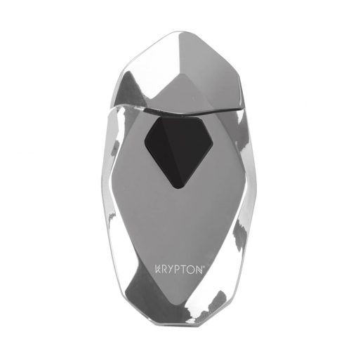 ENCENDEDOR ELECTRICO RECARGABLE DOBLE ARCO DISE O ROMBO COLOR PLATEADO BRILLANTE - Image 2
