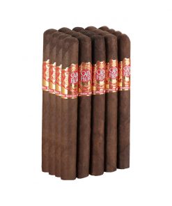 CAPA FLOR TORO MAZO RIGIDO CON 20 PUROS