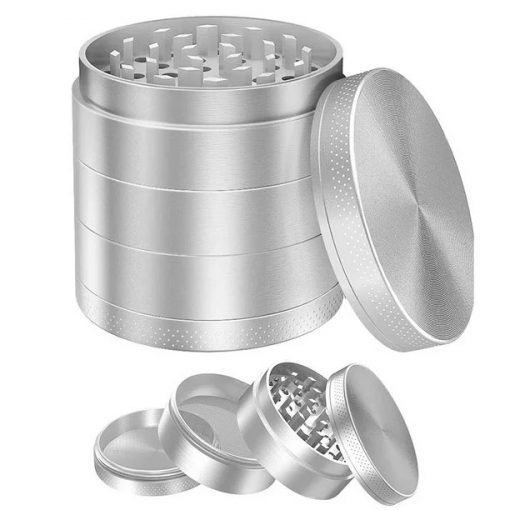 TRITURADORA DE TABACO DE ALUMINIO DE 4 PARTES