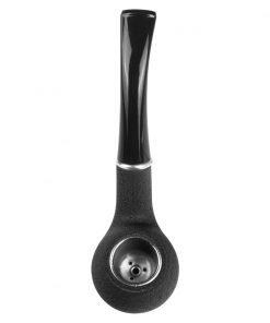 Alternative view of PIPA CURVA DE RESINA COLOR NEGRO