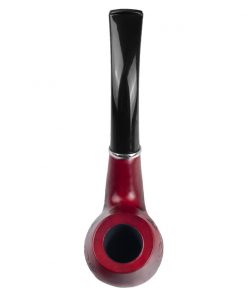 Alternative view of PIPA CURVA DE MADERA COLOR CAOBA CON GRABADO