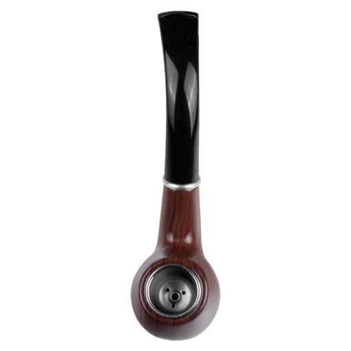 PIPA CURVA DE RESINA COLOR TABACO - Image 2
