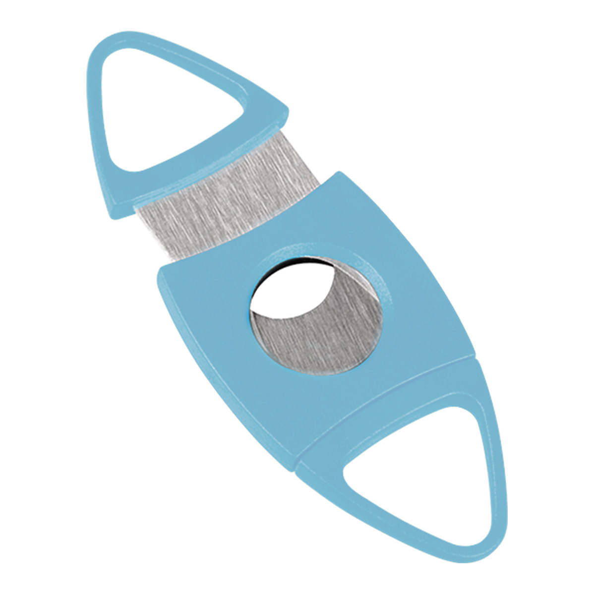 CORTAPUROS ROMBO DOBLE ACCION COLOR CELESTE RIN 50 - Image 2