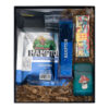 SET TABACO PICADO HAMPTON ORIGINAL, ROLADORA DE PLASTICO, ENCENDEDOR ZENGAZ HONGO Y PAPEL NAAR