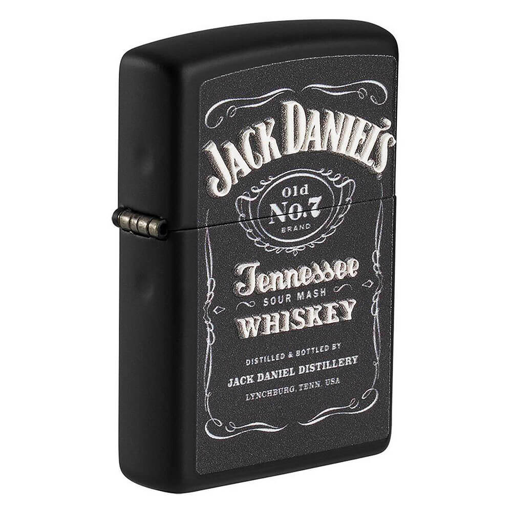 Accendino Zippo Armor Jack Daniels 150° Anniversario – Black Ice, Custodia Ispessita, Fatto In USA