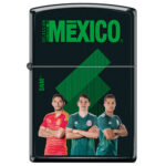 ENCENDEDOR ZIPPO NEGRO SNM JUGADORES CORONA, CHUCKY Y GIOVANI