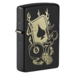 ENCENDEDOR ZIPPO NEGRO MATE APUESTAS