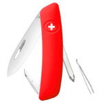 NAVAJA SWIZA DESATORNILLADOR COLOR ROJO 4 HERRAMIENTAS