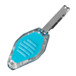 MINI LINTERNA TRANSPARENTE INOVA CON LUZ AZUL