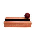 BASE DE MADERA PARA CELULAR CON PELOTA PORTA PLUMA BASQUETBALL