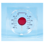 TERMOMETRO LIQUIDO DE CRISTAL ESFERA ROJA