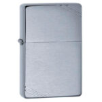 ENCENDEDOR ZIPPO CROMADO MATE VINTAGE