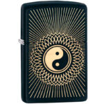 ENCENDEDOR ZIPPO NEGRO YIN YANG